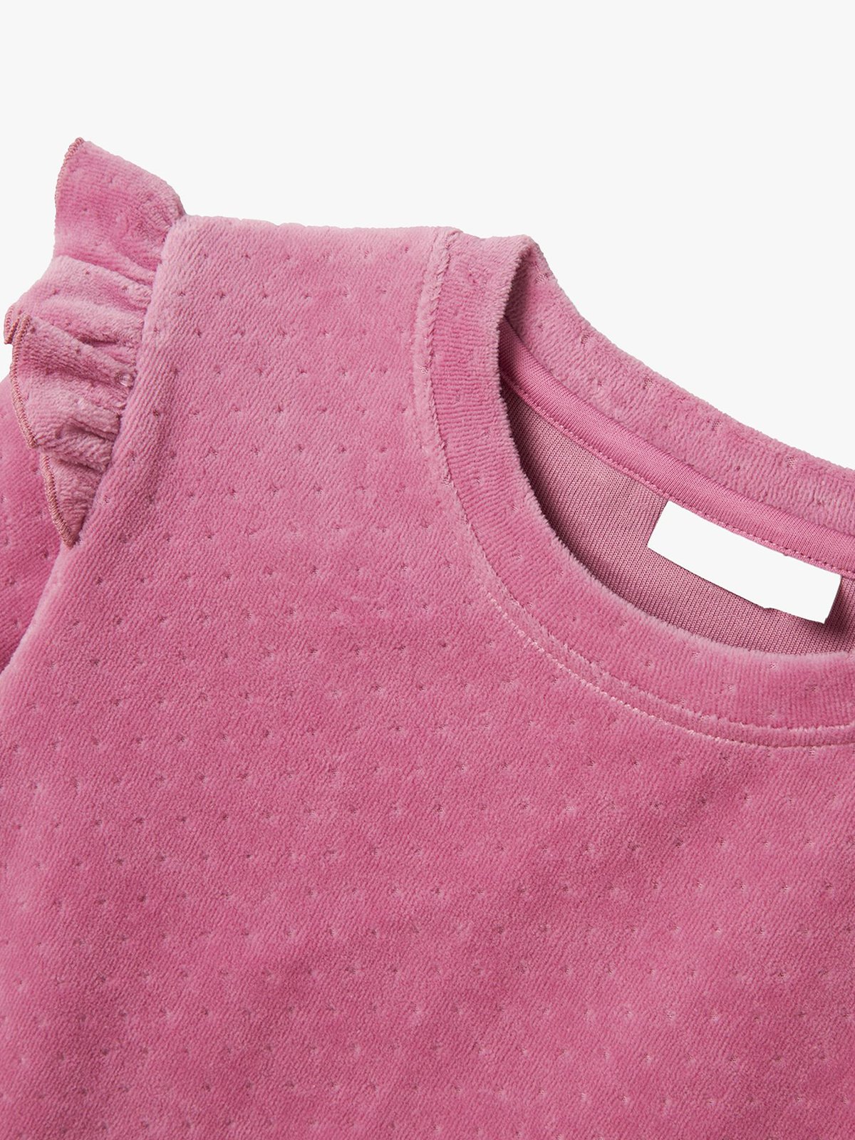 Name It New Long Sleeve Velour Mauve Orchid