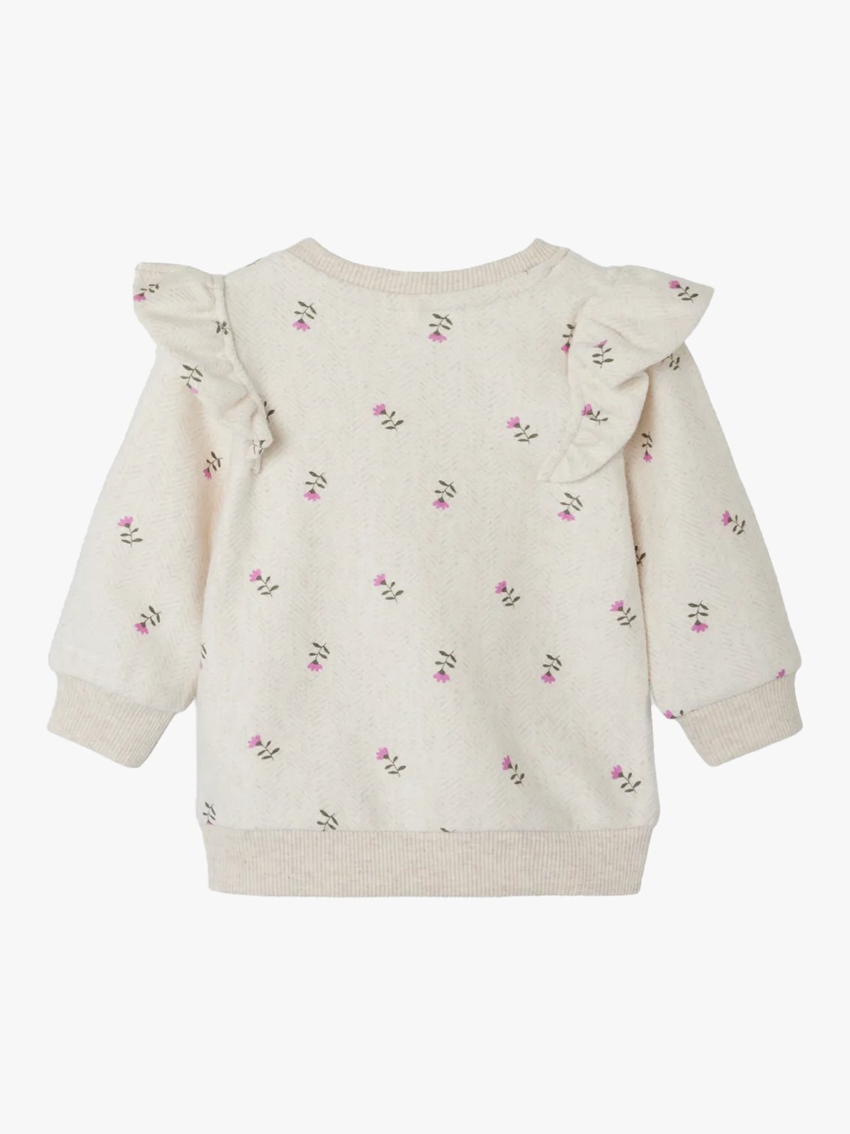 Name It Nulla Long Sleeve O Neck Peyote Melange