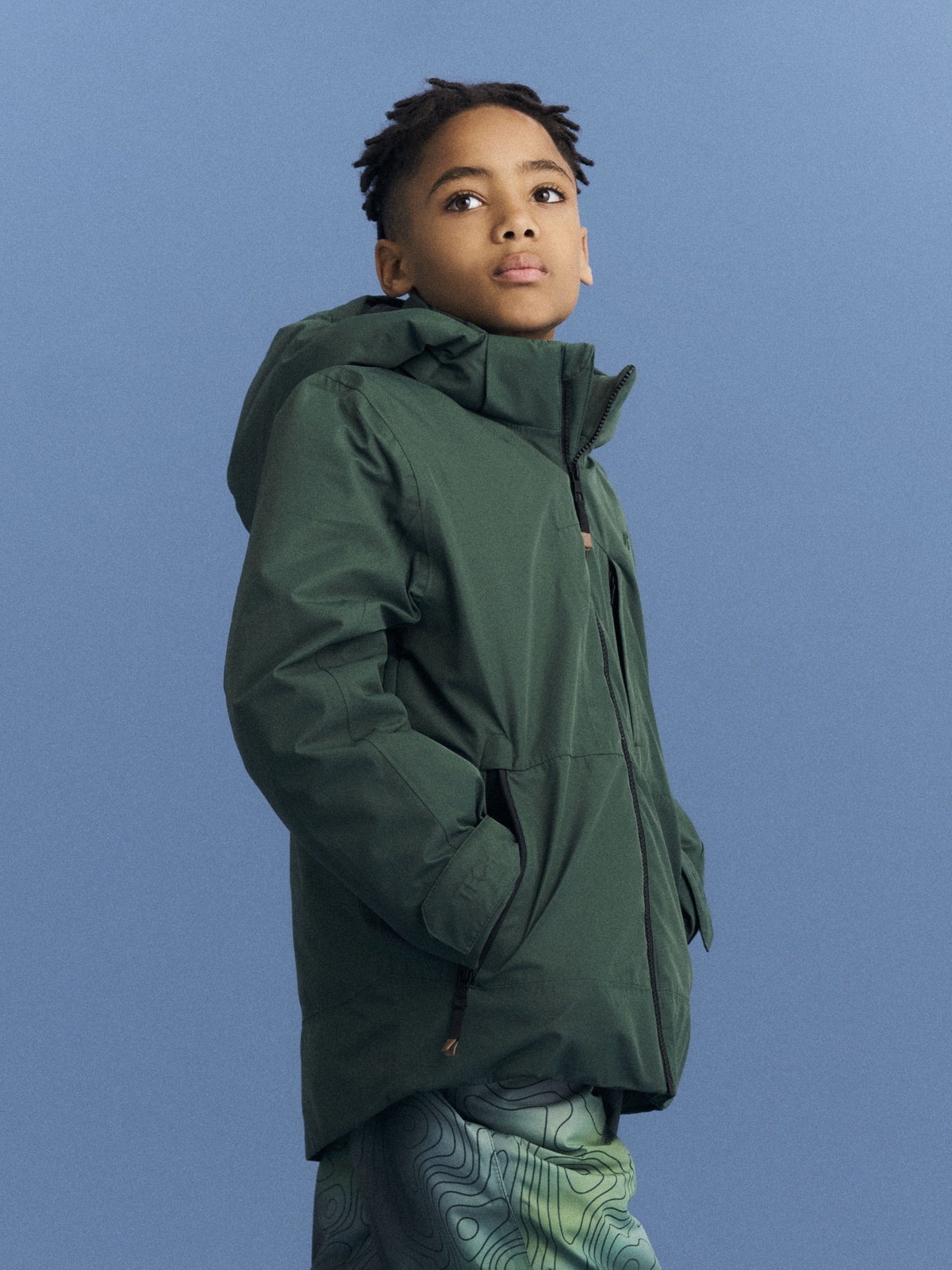 Name It Slope 10 Jacket Ski Edition Jungle Green