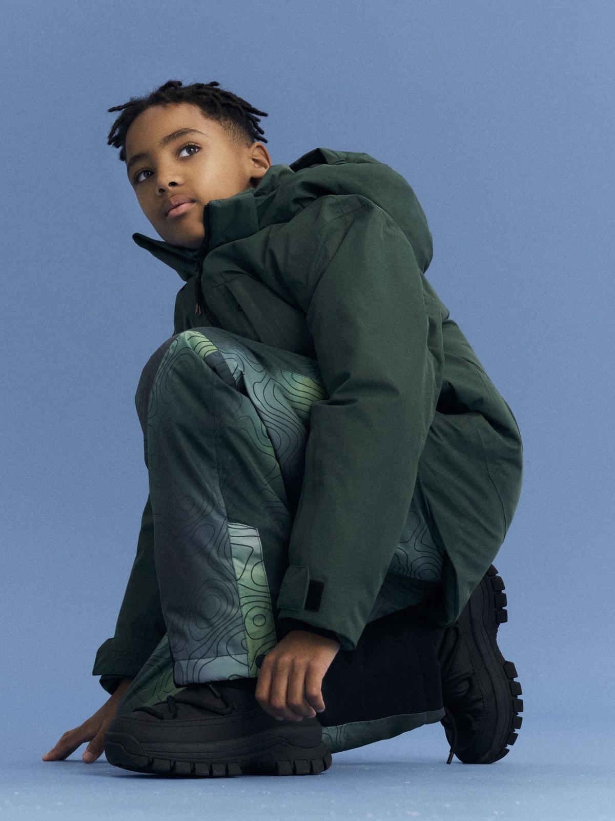 Name It Slope 10 Jacket Ski Edition Jungle Green