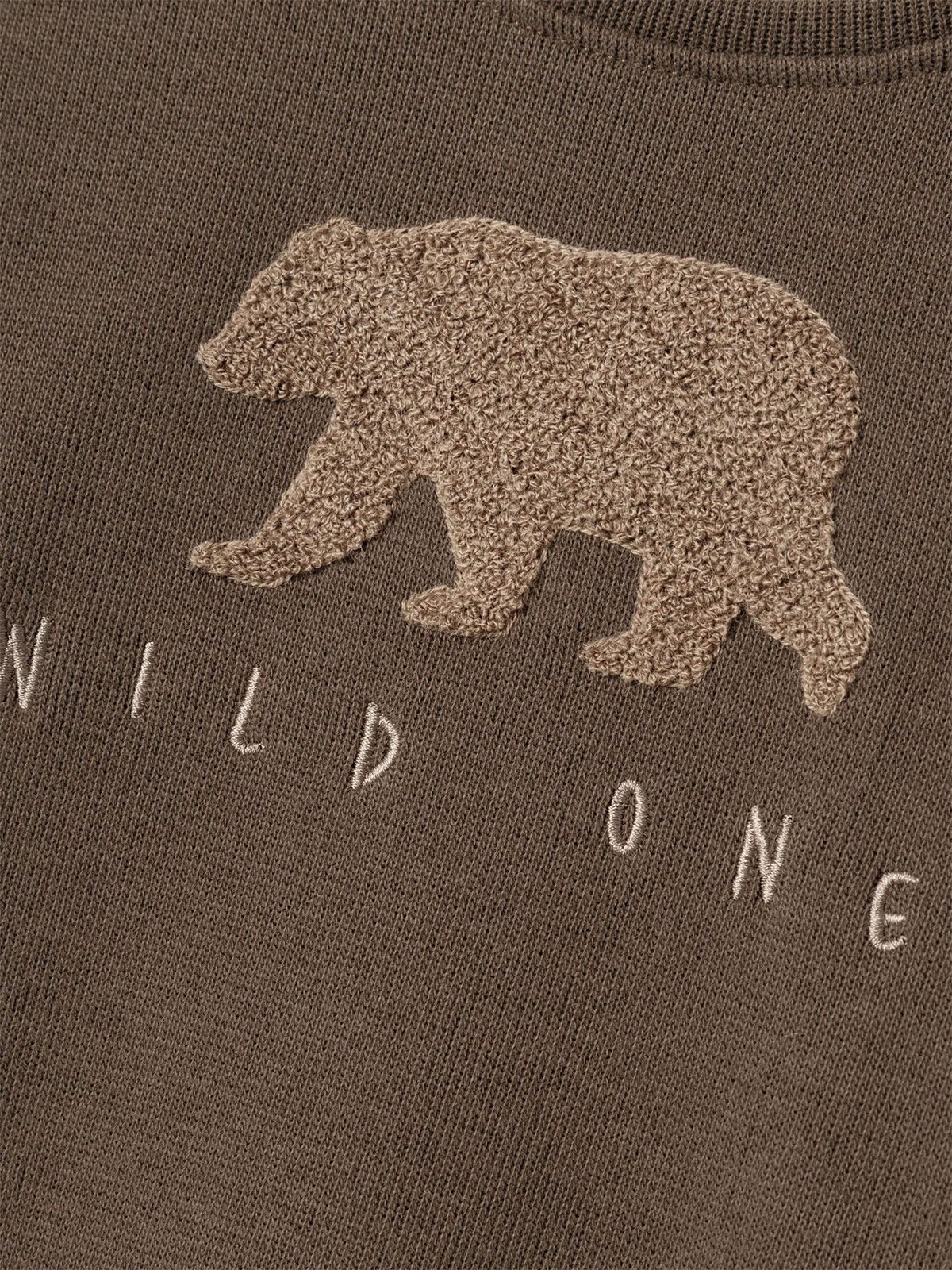 Name It Bear Nreg Sweat Unbrushed Bracken