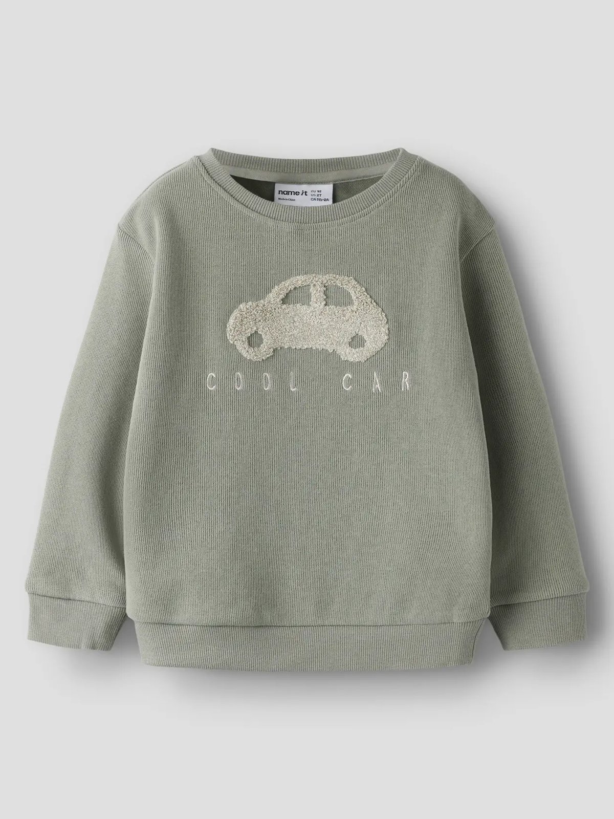 Name It Bear Nreg Sweat Unbrushed Shadow