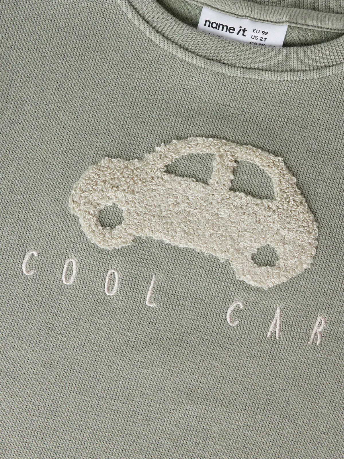 Name It Bear Nreg Sweat Unbrushed Shadow