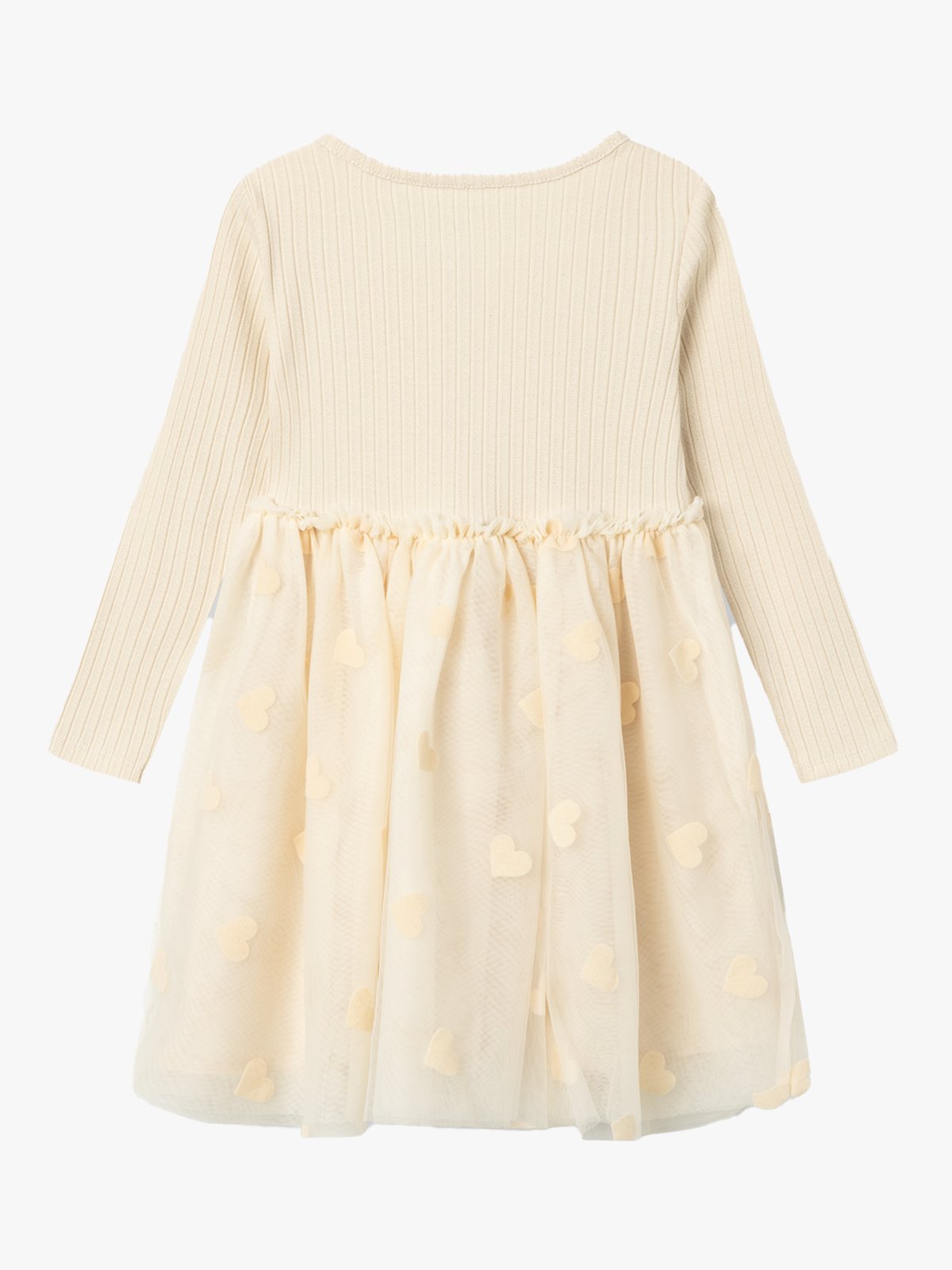 Name It Najas Long Sleeve Dress Summer Sand