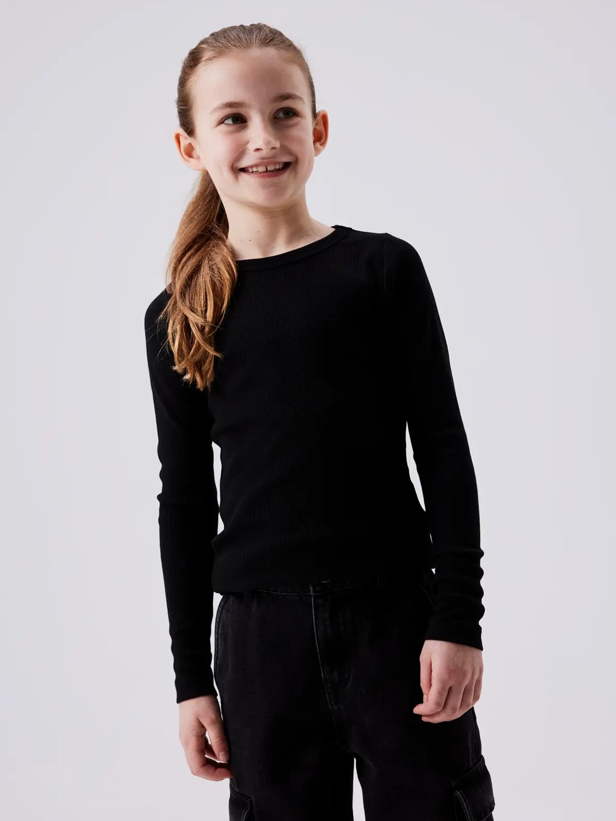 Name It Nakal Long Sleeve Top Black