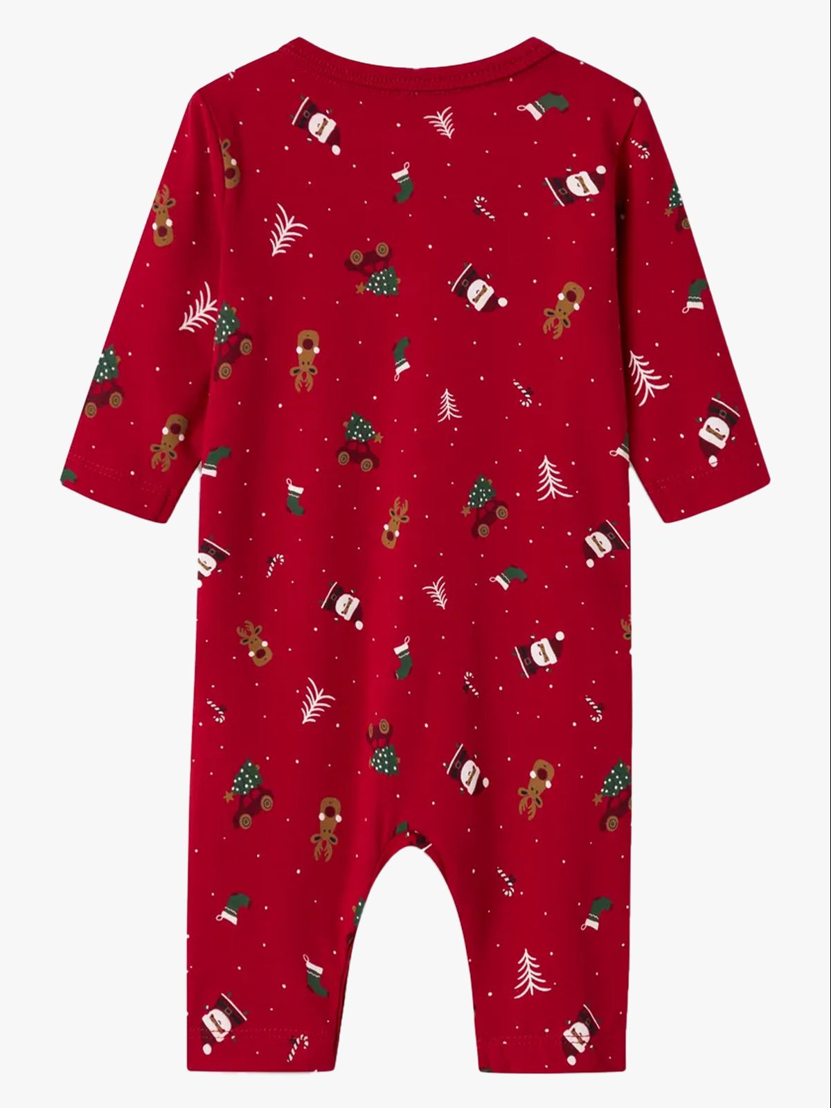 Name It Vismas Long Sleeve Nightsuit Jester Red Christmas Elements