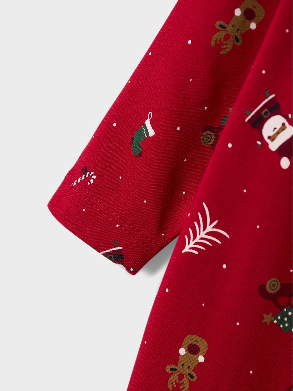 Name It Vismas Long Sleeve Nightsuit Jester Red Christmas Elements