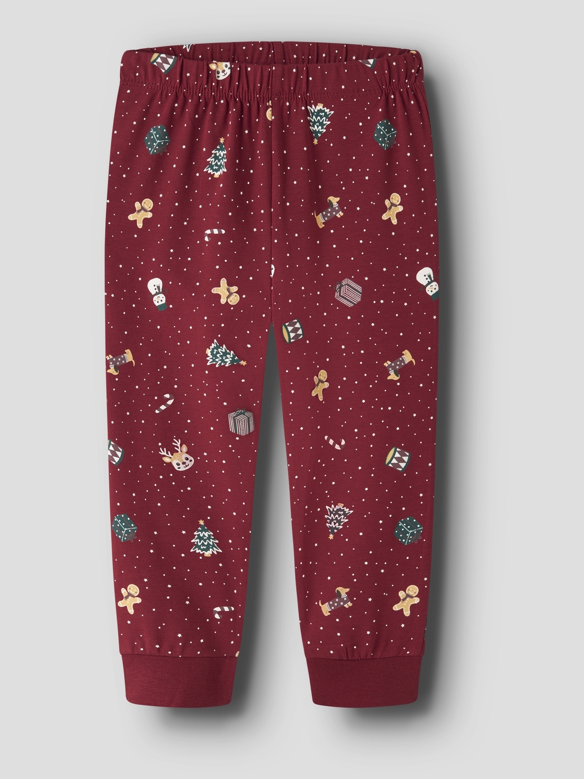 Name It Vismas Long Sleeve Nightset Rød