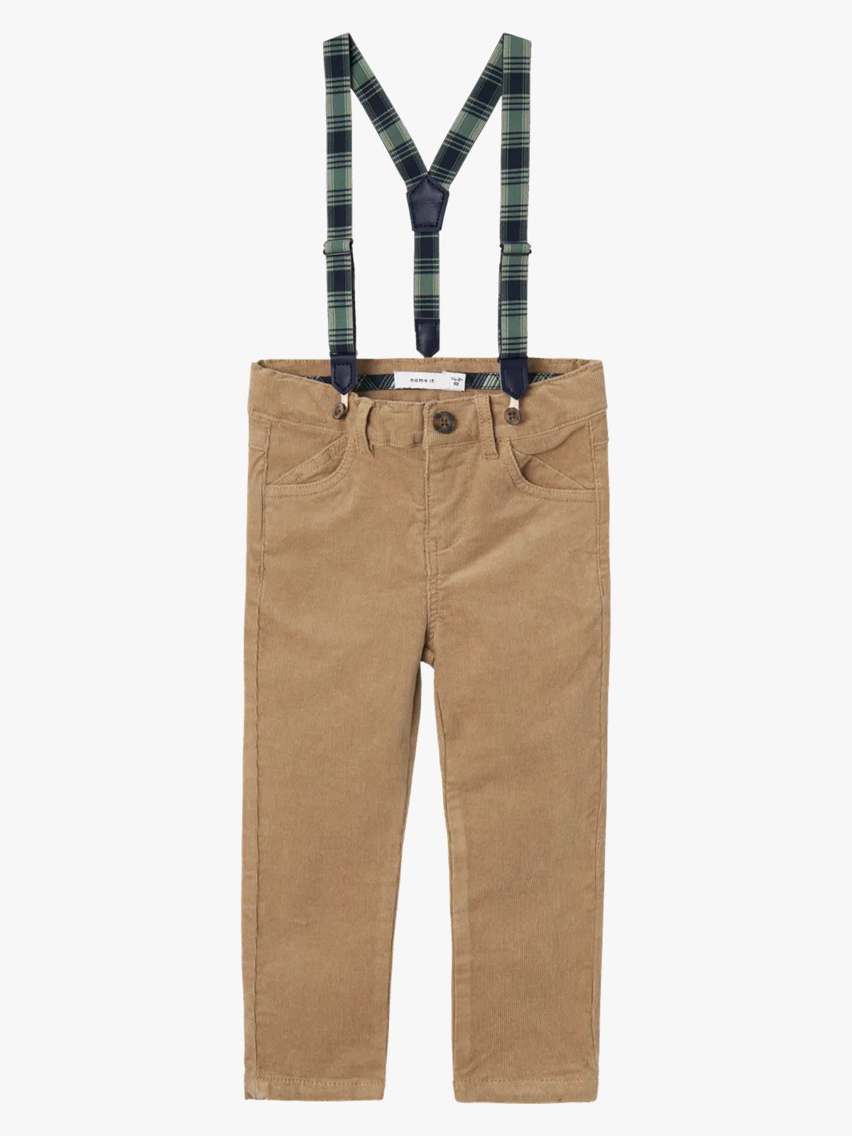 Name It Ryan Slim Cord Pant Weathered Teak