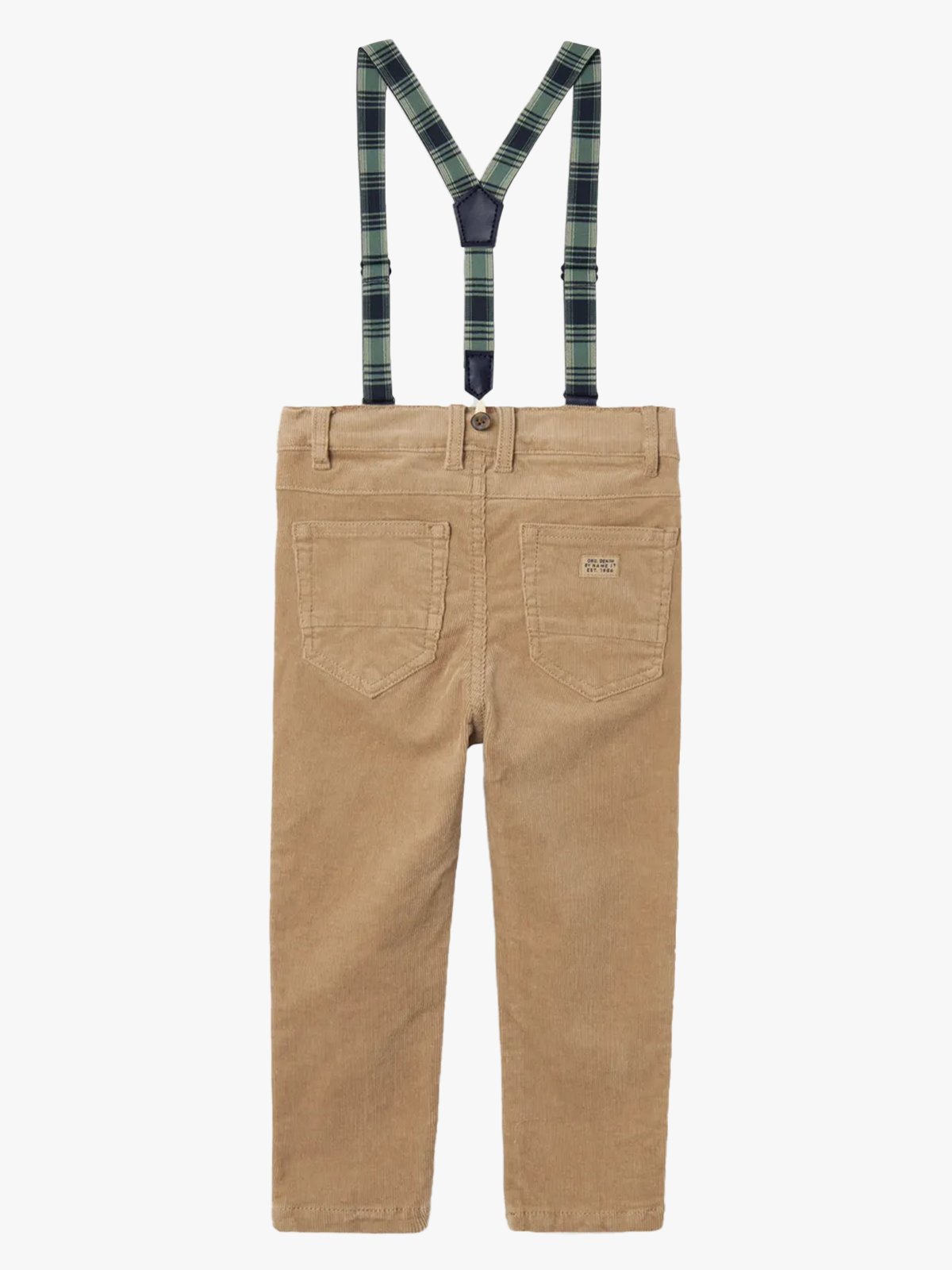 Name It Ryan Slim Cord Pant Weathered Teak