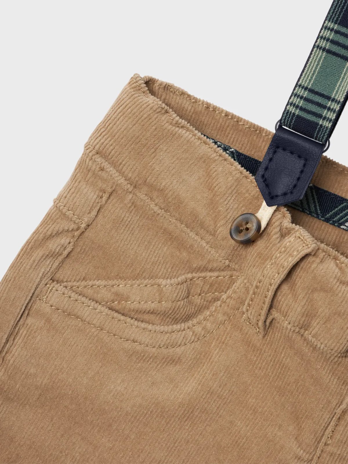 Name It Ryan Slim Cord Pant Weathered Teak