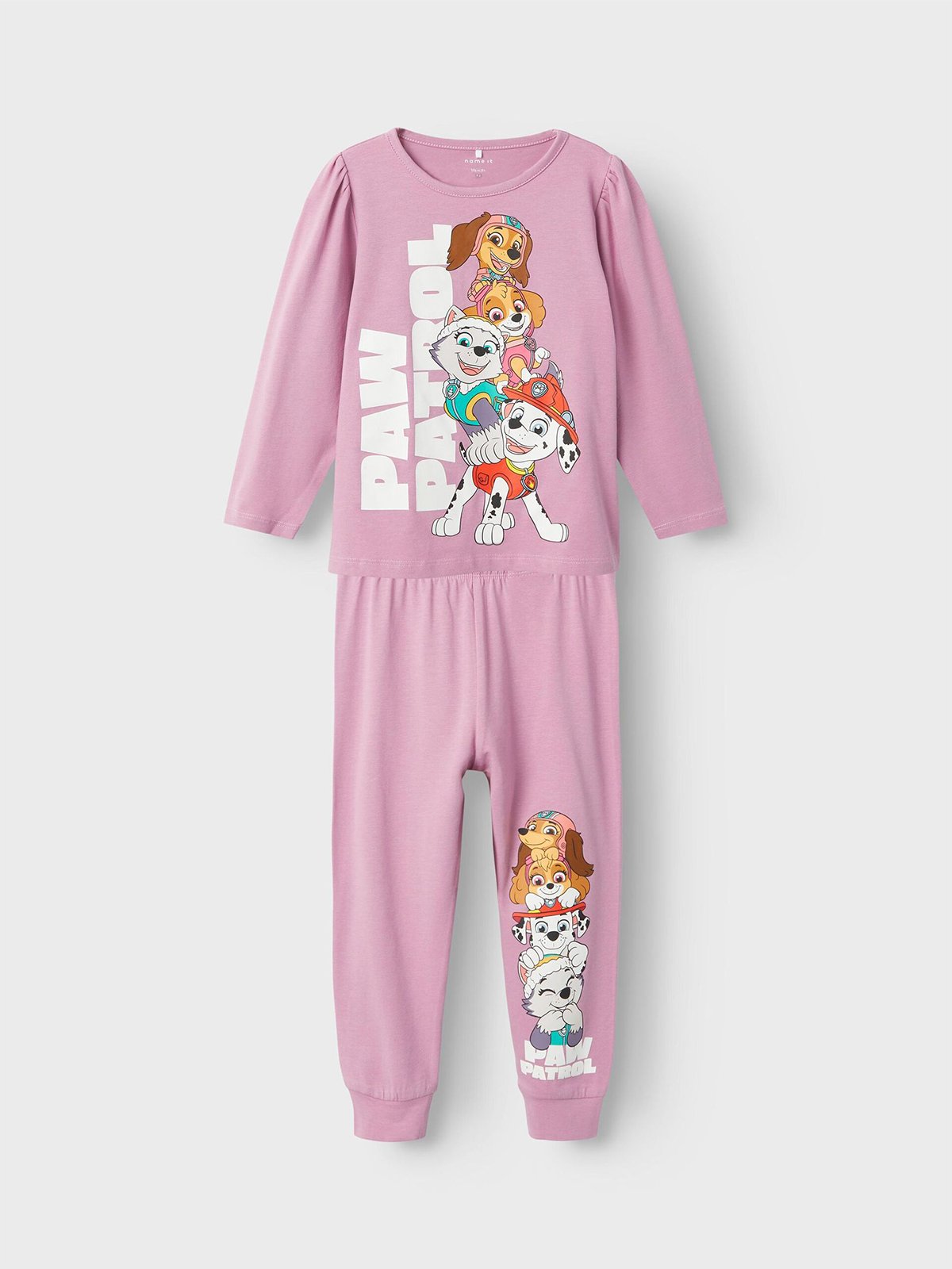 Name It Akiri Pawpatrol Long Sleeve Nightset Mauve Orchid