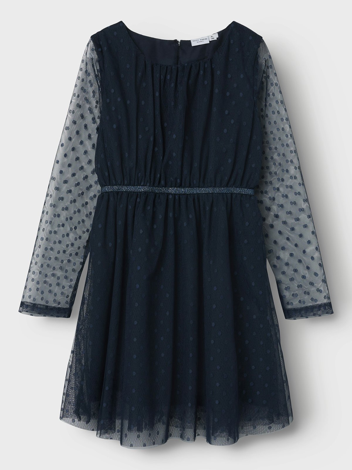 Name It Vabos Long Sleeve Dress Dark Sapphire