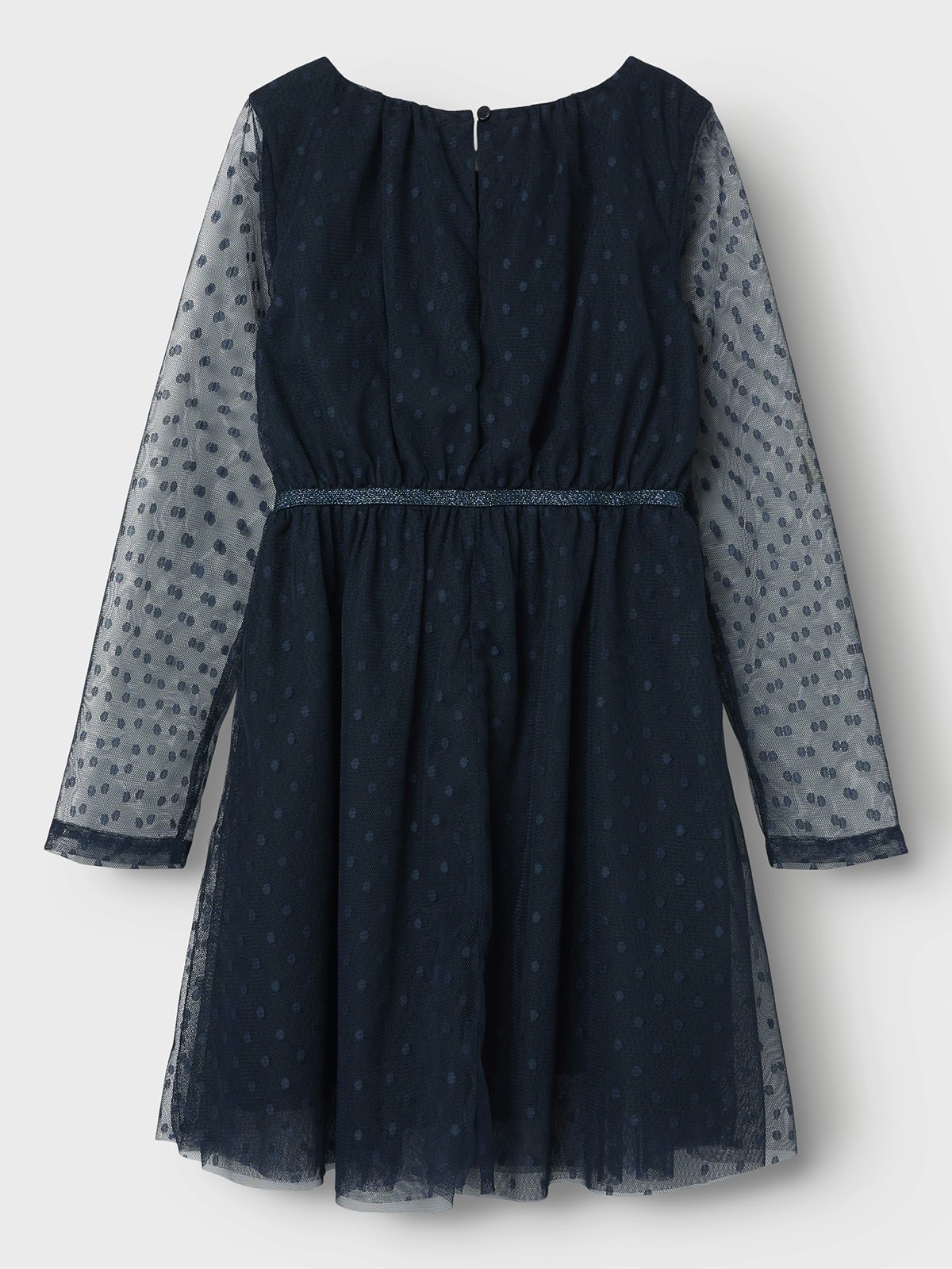 Name It Vabos Long Sleeve Dress Dark Sapphire
