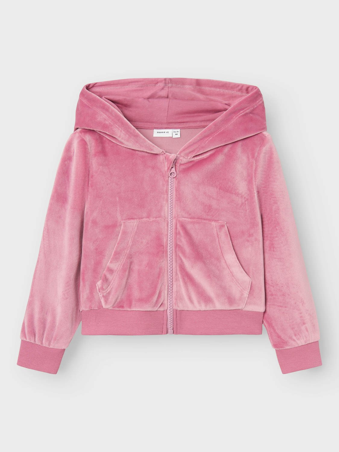 Name It Stephanie Long Sleeve Velour Mauve Orchid