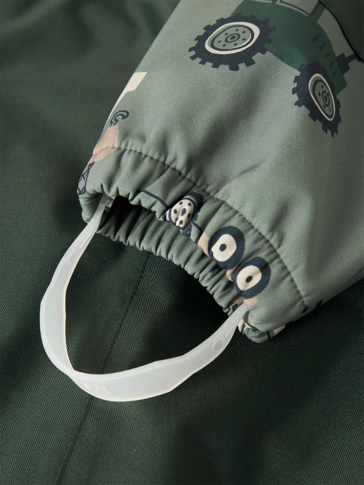 Name It Alfa08 Softshell Bib Pant All Over Print Balsam Green machines