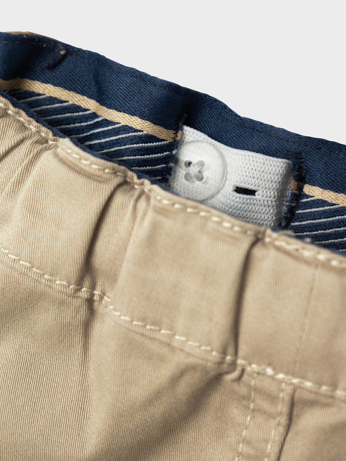 Name It Ben Baggy Twill Pant Pure Cashmere