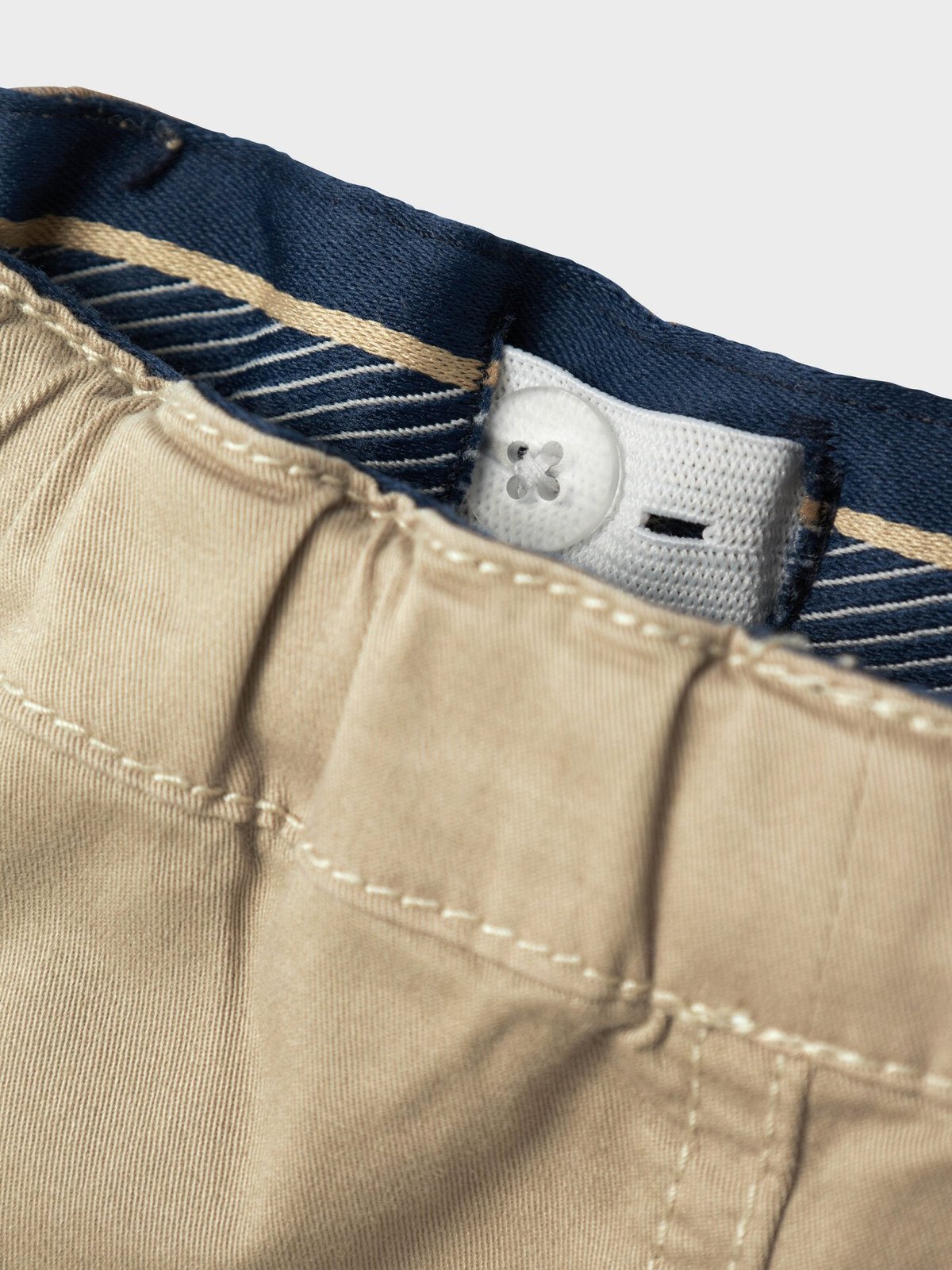 Name It Ben Baggy Twill Pant Pure Cashmere