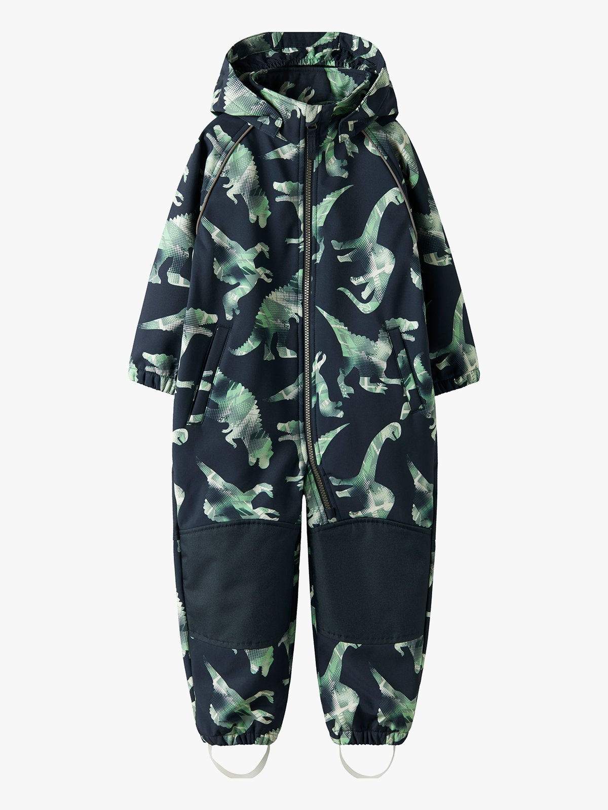 Name It Alfa08 Softshell Suit All Over Print Dark Sapphire Graphic Dino