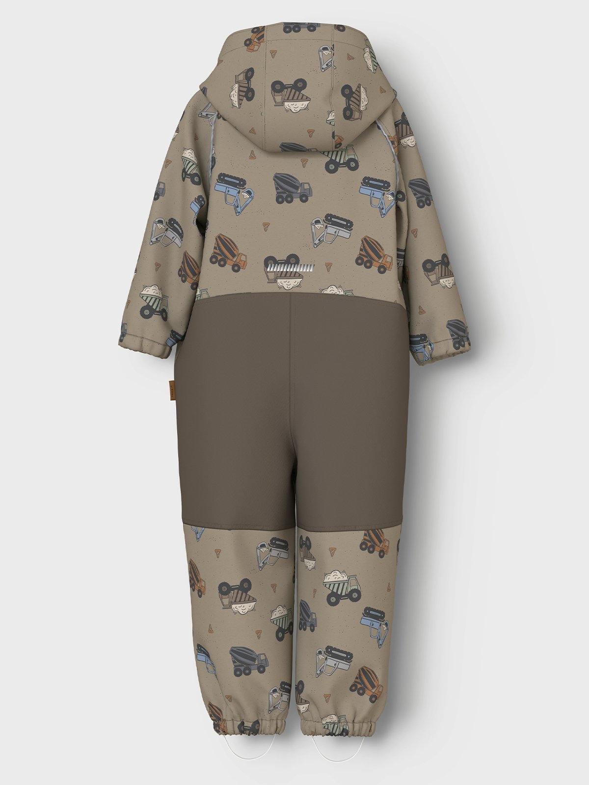 Name It Alfa08 Softshell Suit All Over Print Silver Mink