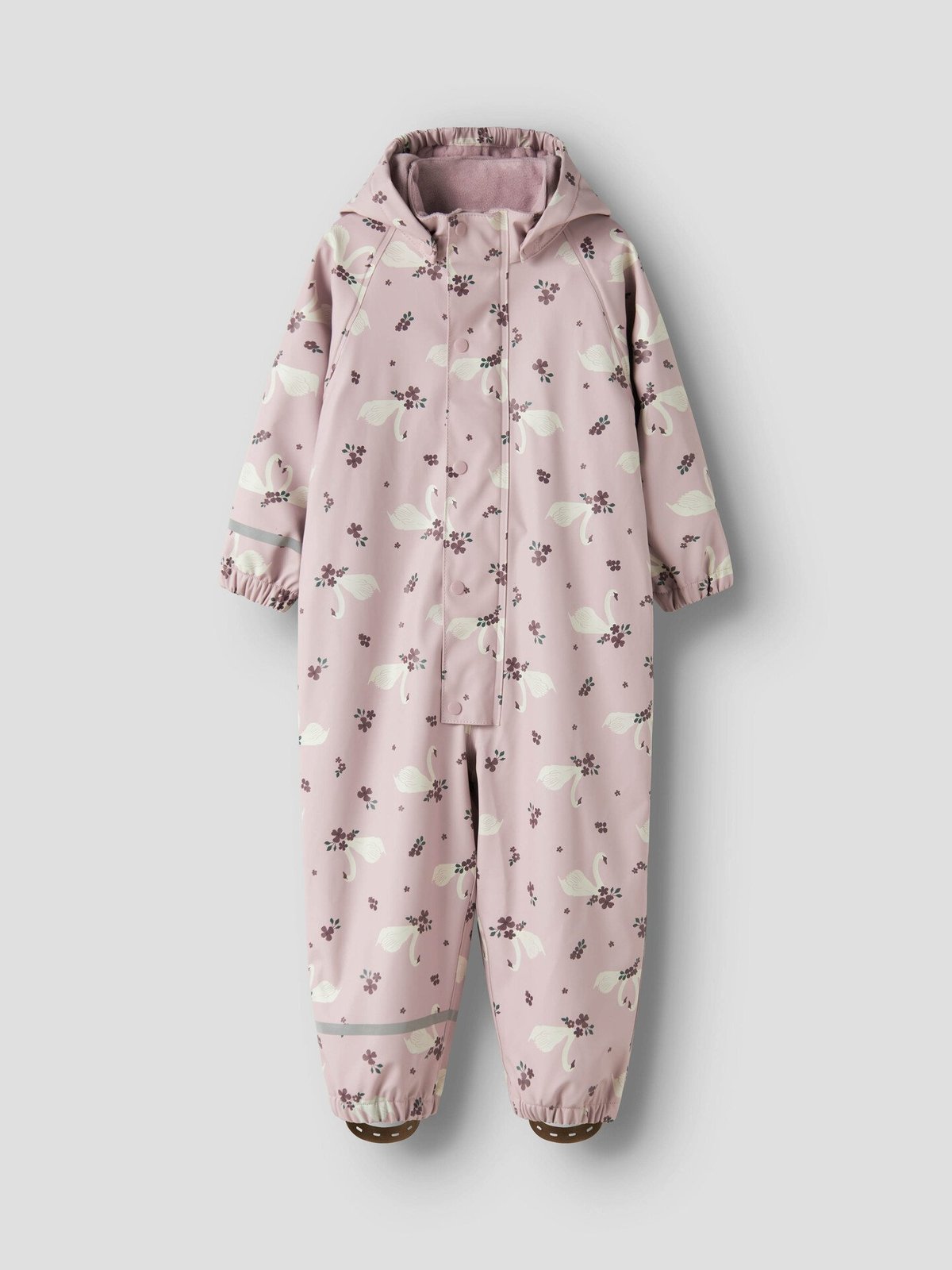 Name It Dry10 Rain Suit Fleece Aop Keepsake Lilac