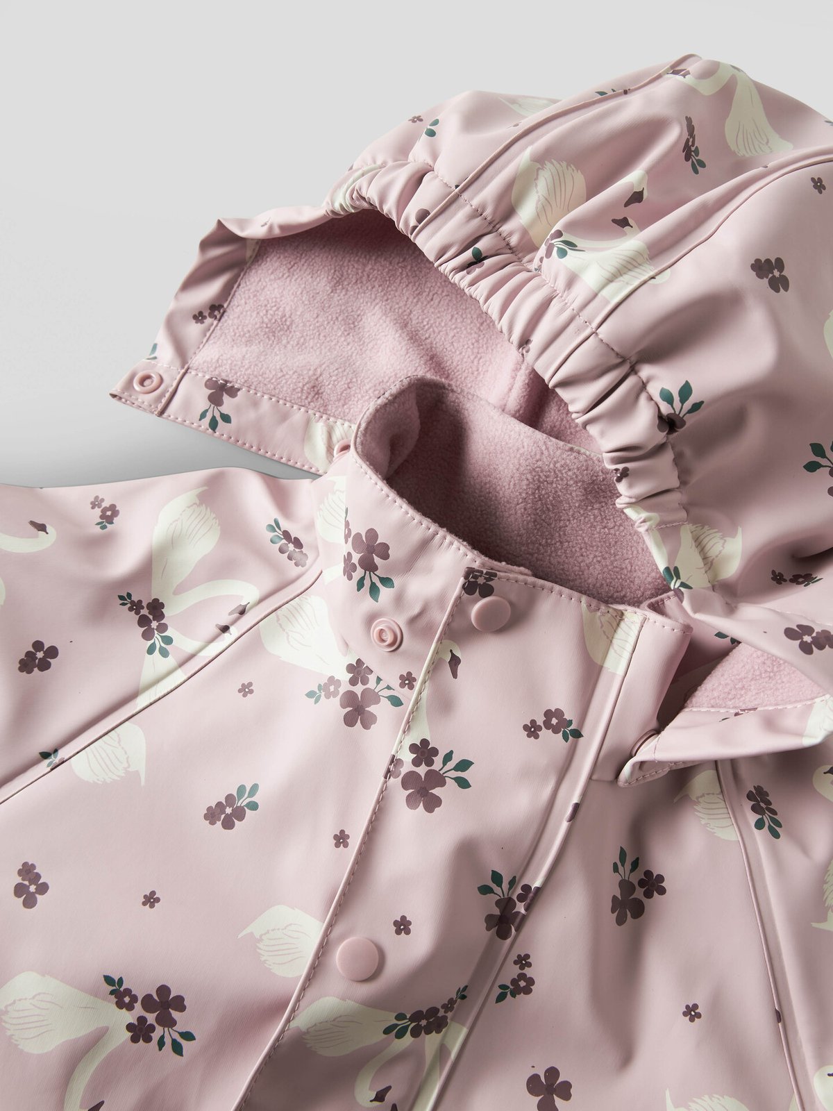 Name It Dry10 Rain Suit Fleece Aop Keepsake Lilac