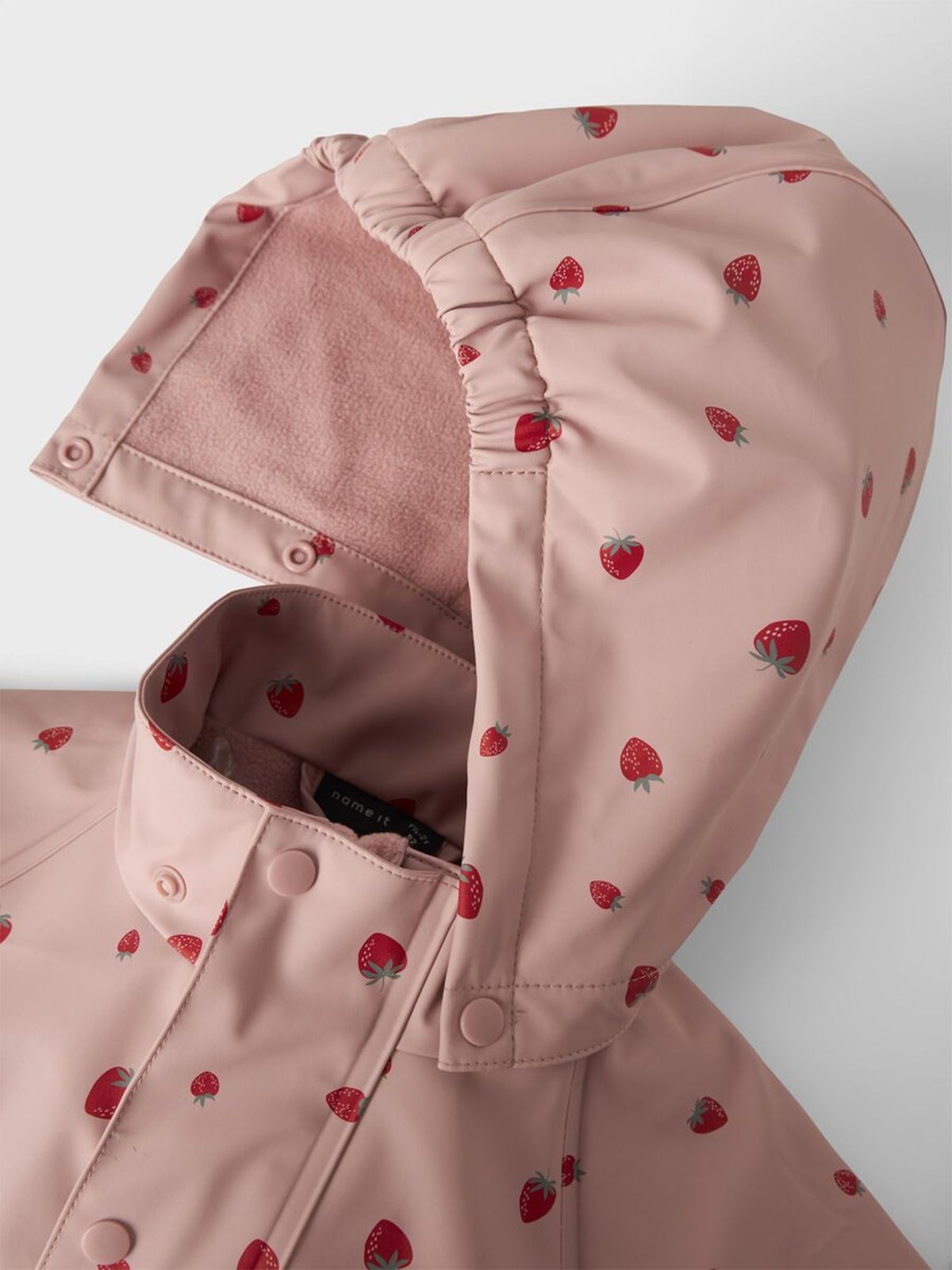 Name It Dry10 Rain Suit Fleece Aop Pale Mauve