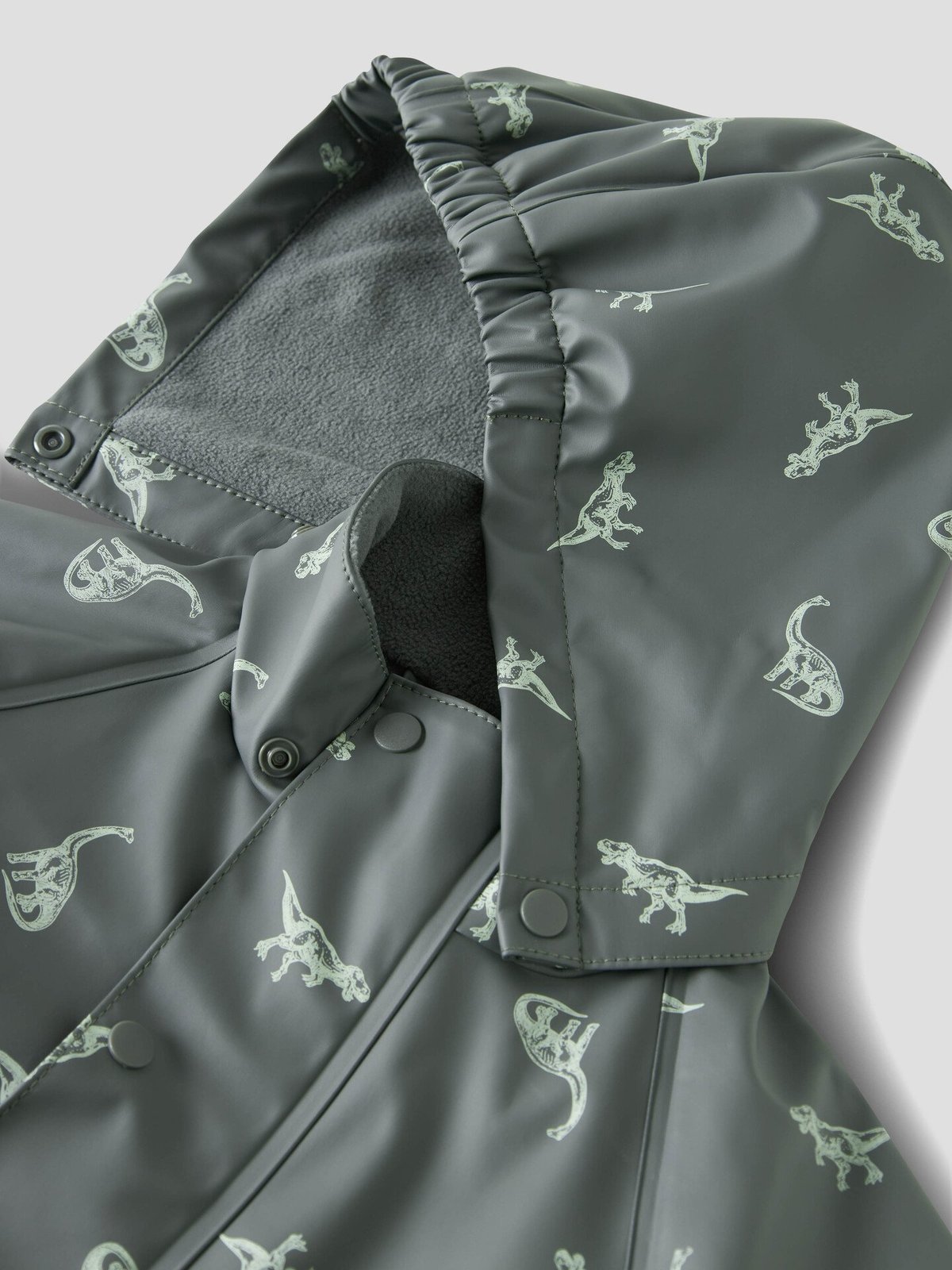 Name It Dry10 Rain Suit Fleece Aop Balsam Green