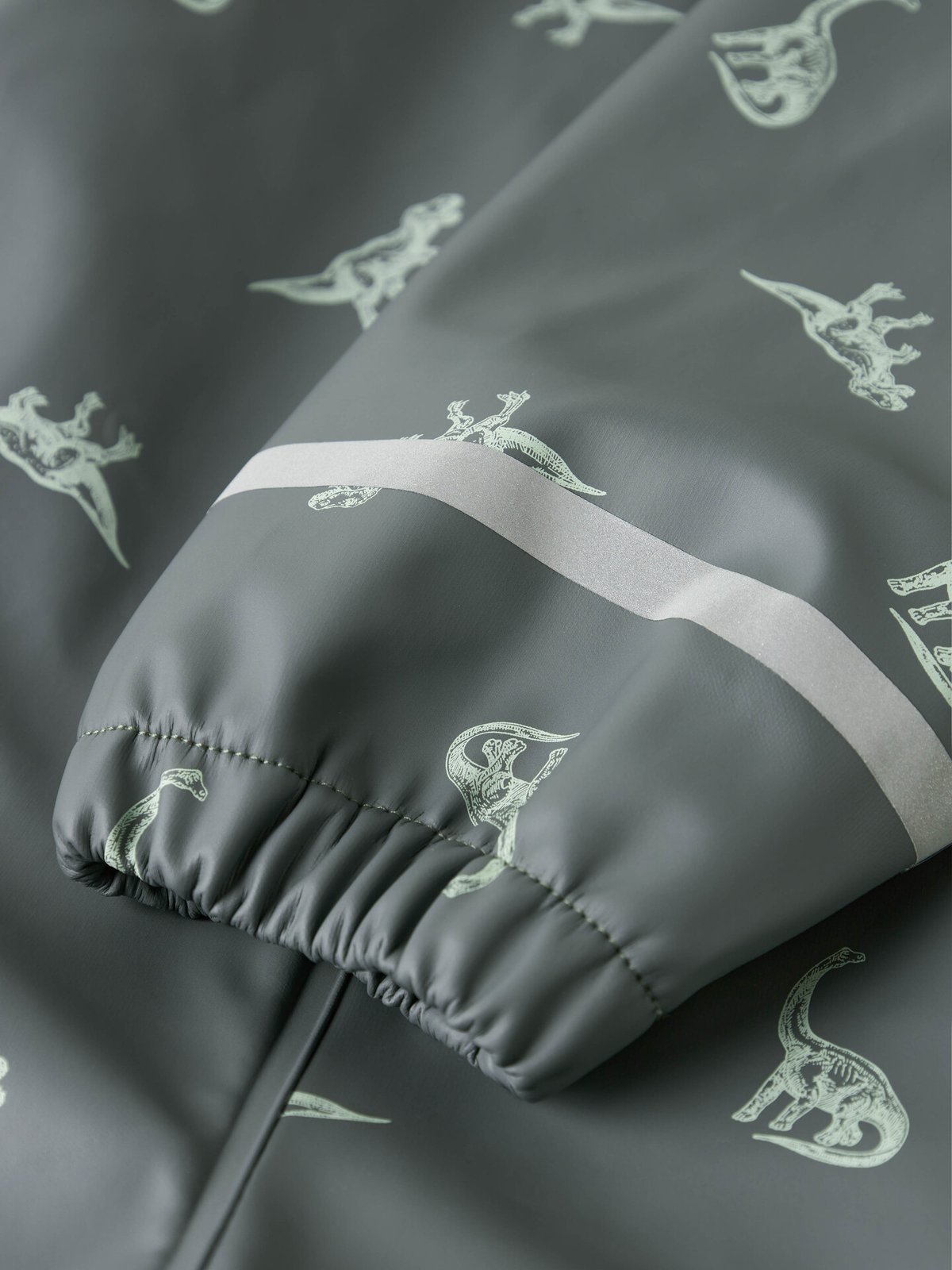 Name It Dry10 Rain Suit Fleece Aop Balsam Green