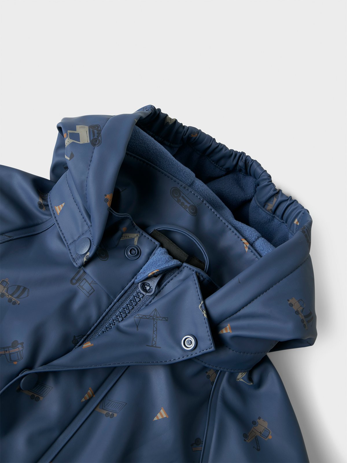 Name It Dry10 Rain Suit Fleece Aop Vintage Indigo