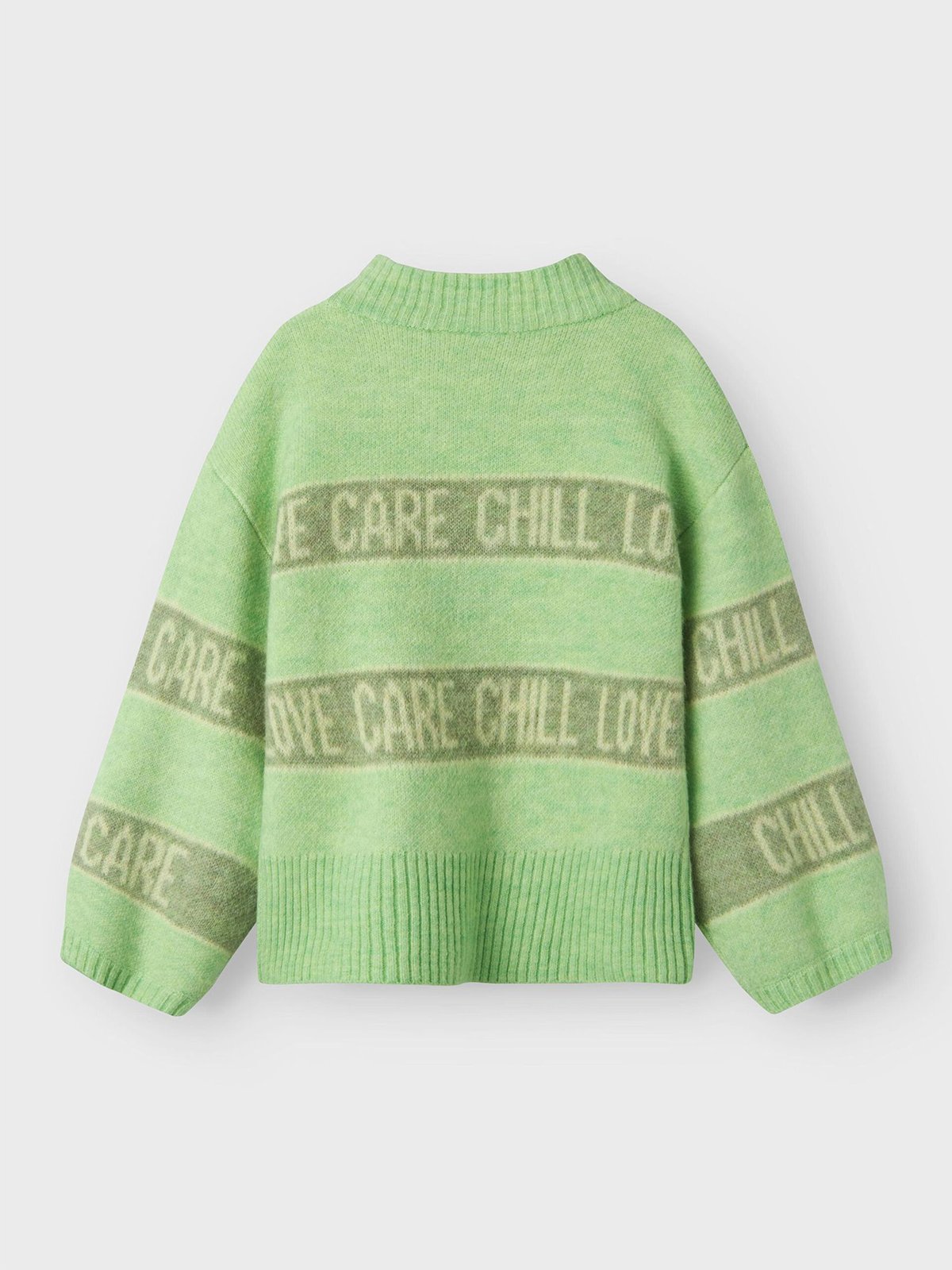 Name It Beify Long Sleeve Oversized Knit Arcadian Green