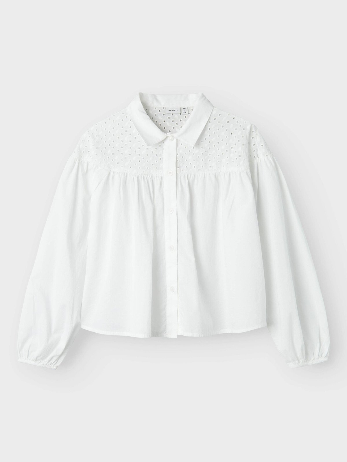 Name It Tora Long Sleeve Shirt Bright White