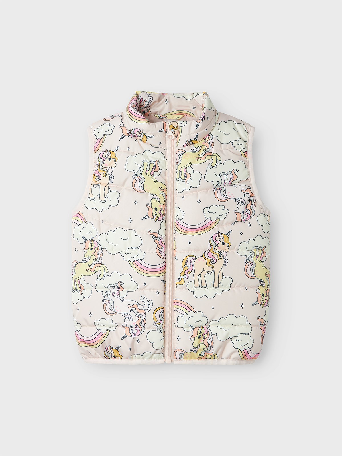 Name It Mylane Vest All Over Print Mauve Chalk
