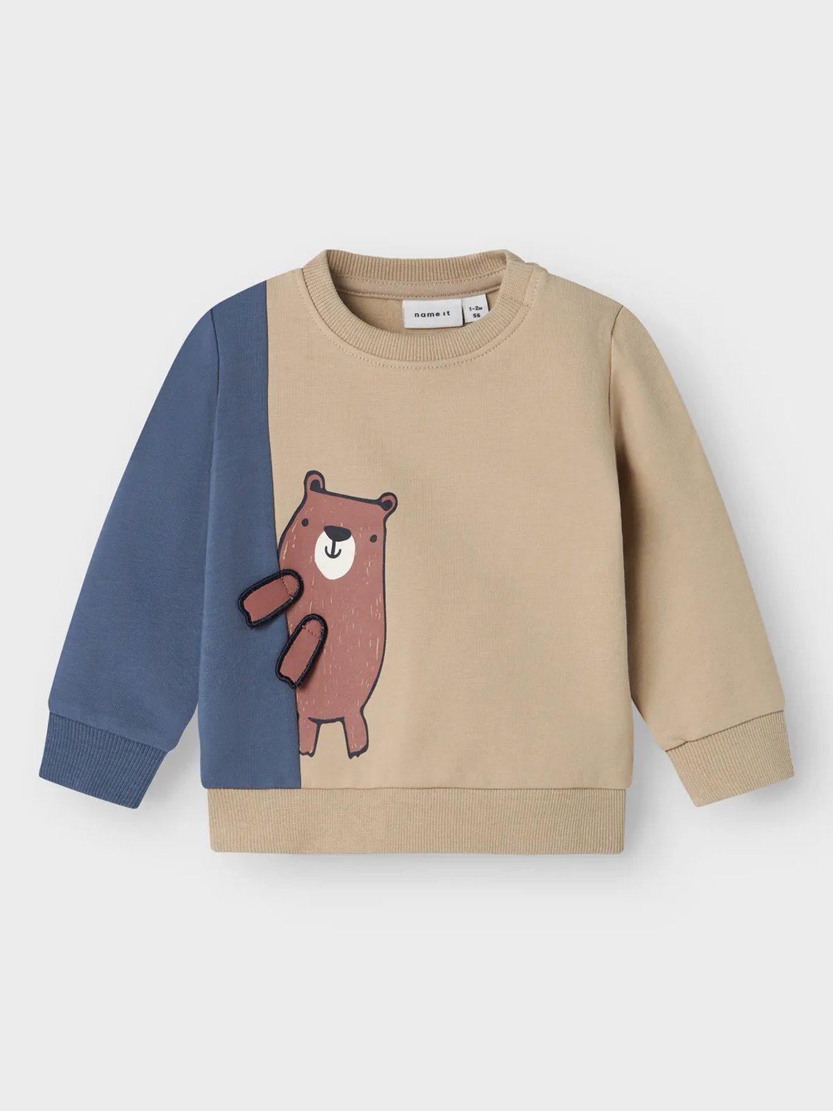 Name It Tonno Long Sleeve Sweat Brushed China Blue
