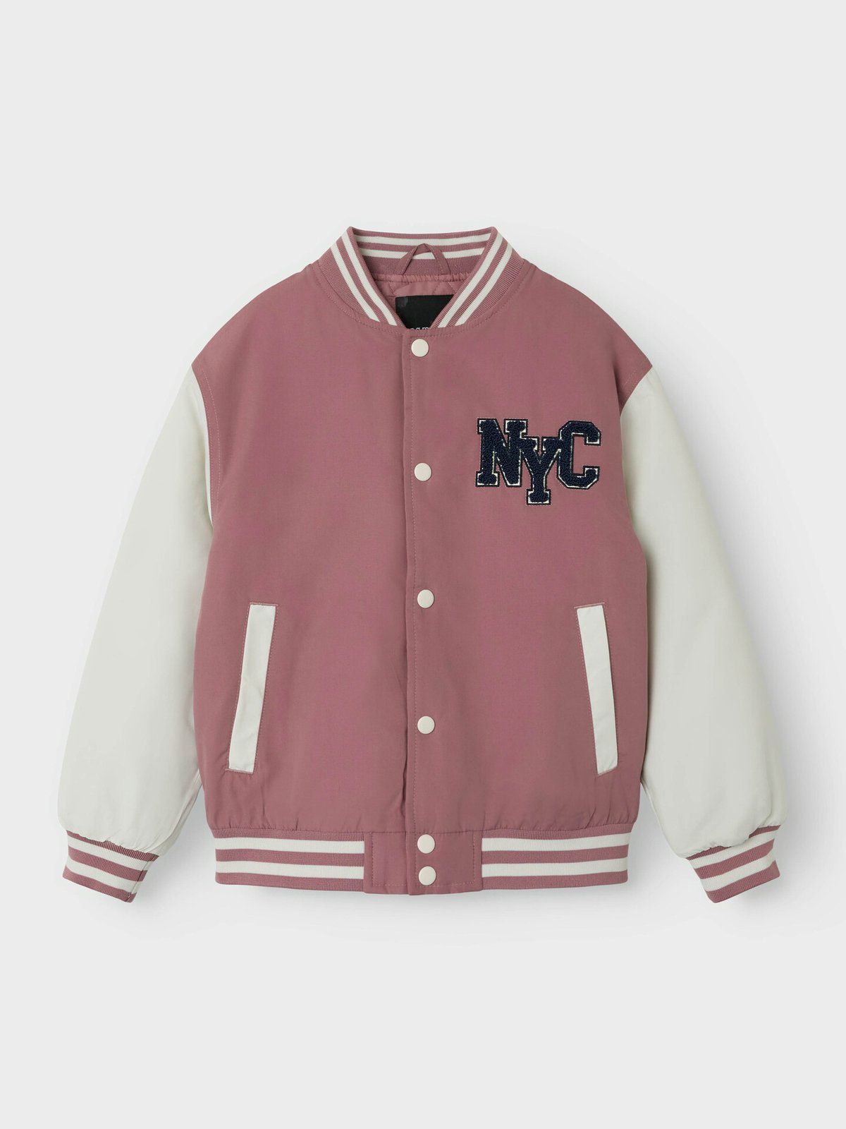 Name It Mains Bomber Jacket Wistful Mauve