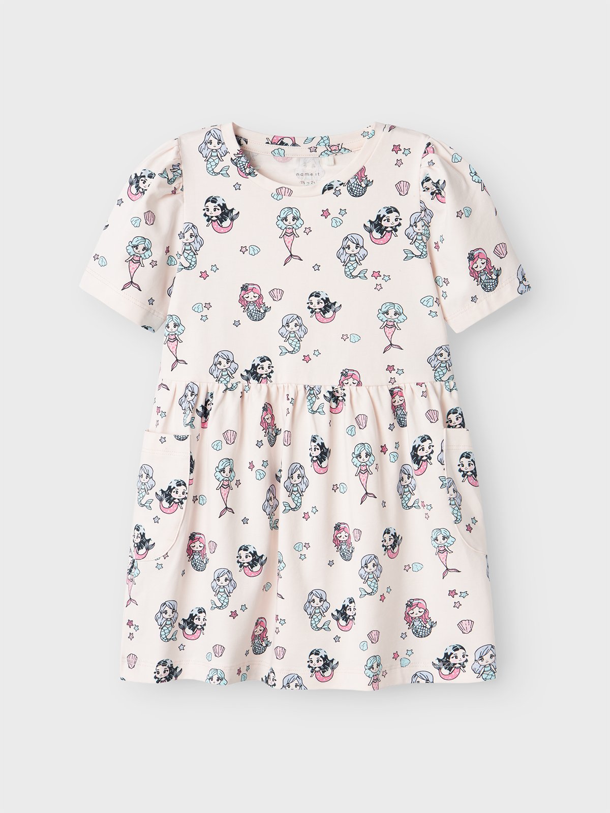 Name It Fenja Short Sleeve Dress Pearl