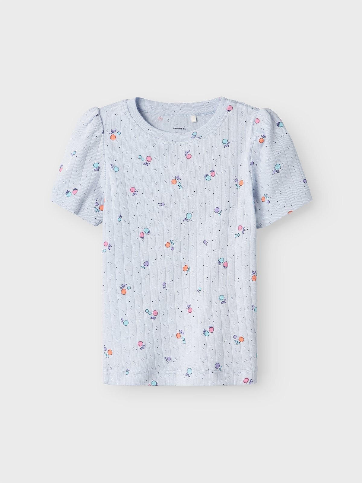 Name It Hamanda Short Sleeve Slim Top Xenon Blue