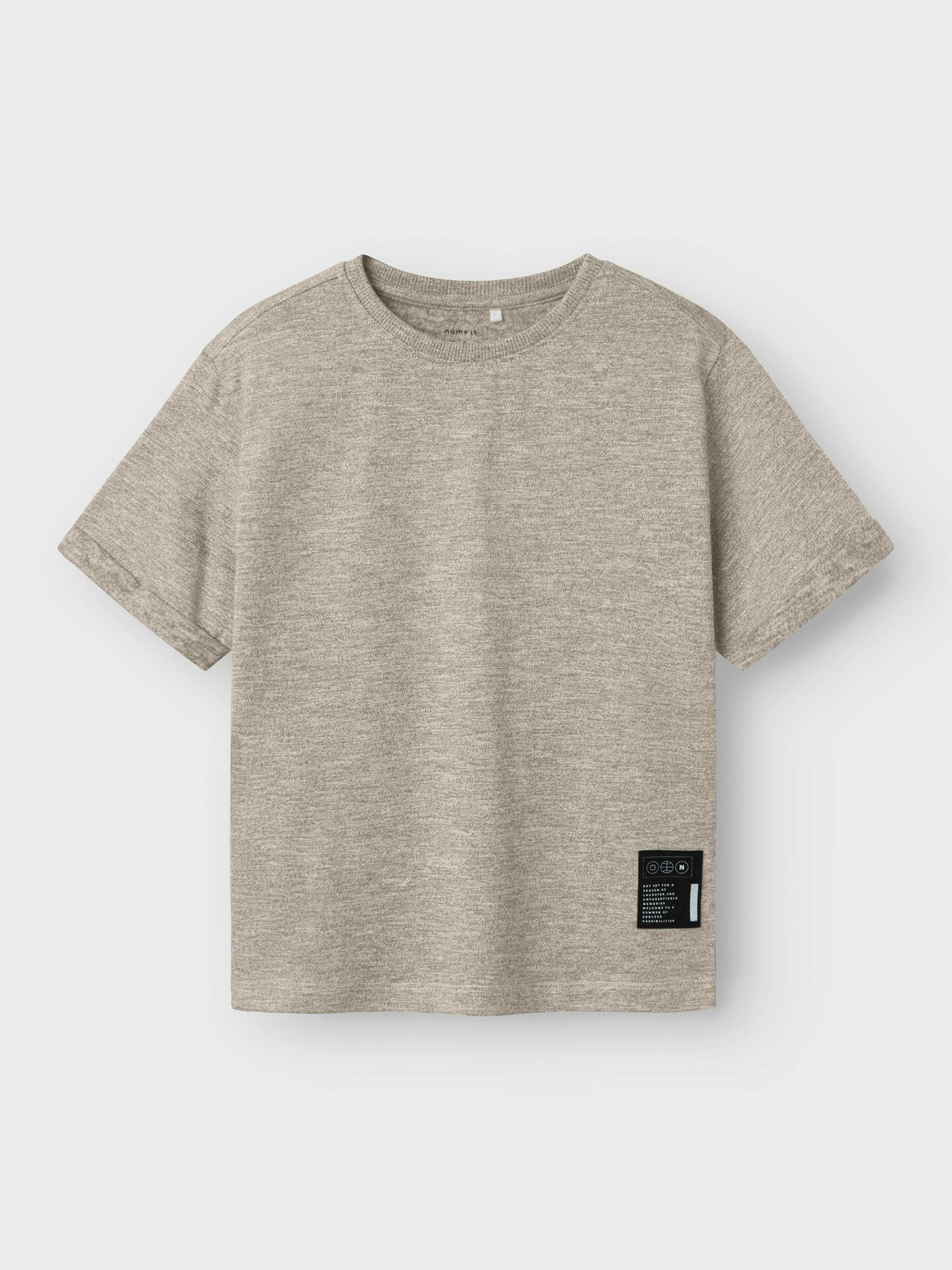Name It Fredery Short Sleeve Top Island Fossil