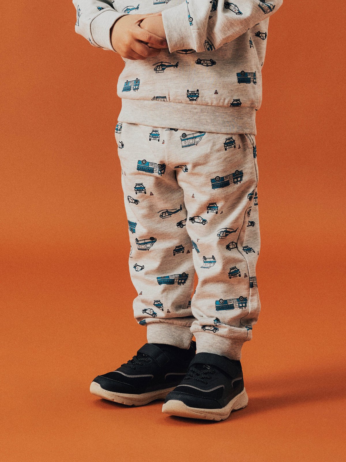 Name It Troy Sweat Pant Brushed Light Grey Melange