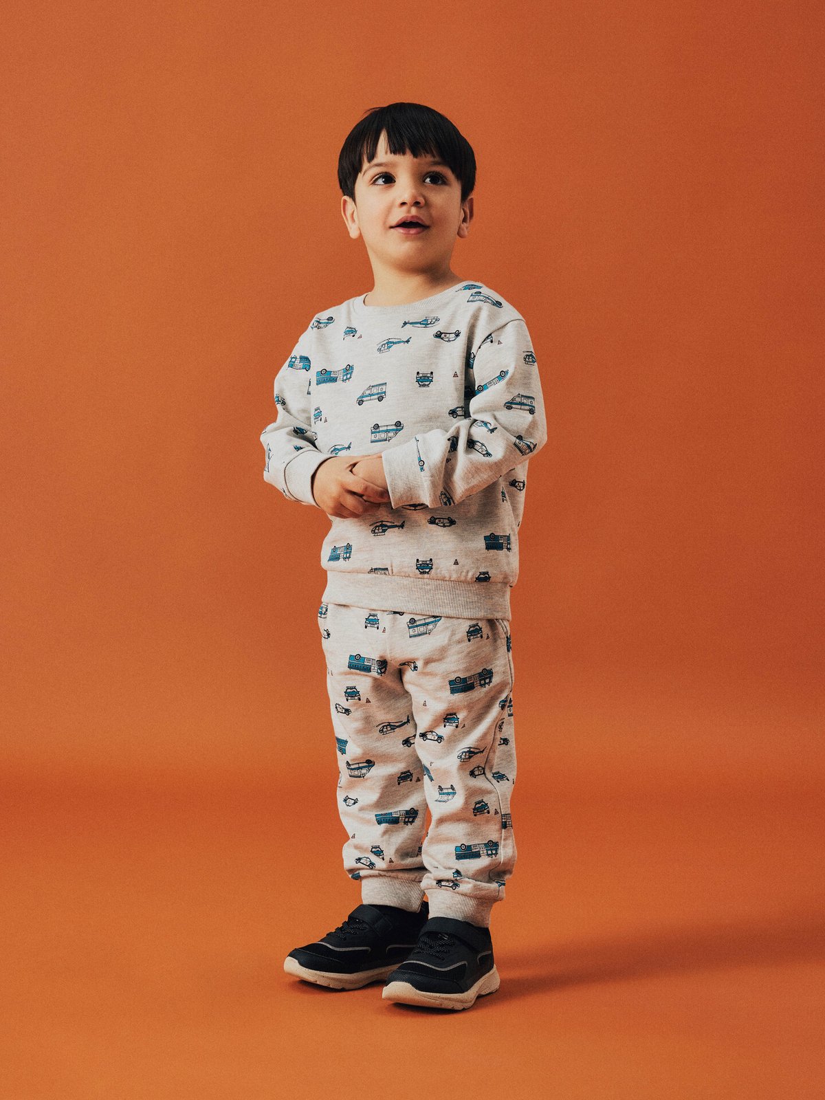 Name It Troy Sweat Pant Brushed Light Grey Melange