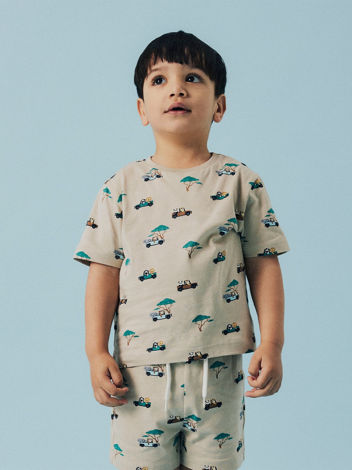 Name It Jivan Short Sleeve Top Island Fossil