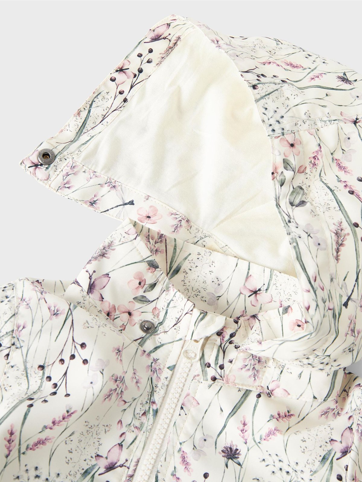 Name It Maxi Li Jacket All Over Print Whisper White