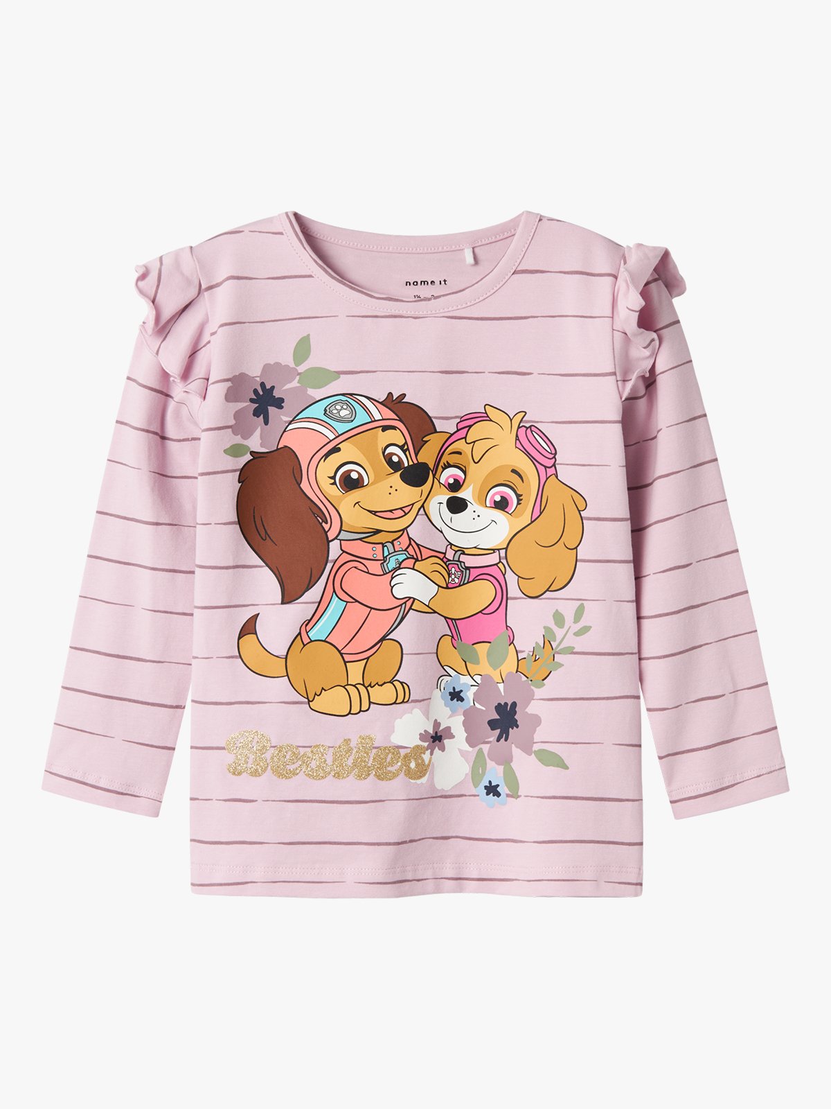 Name It Julia Paw Long Sleeve Top Box Winsome Orchid