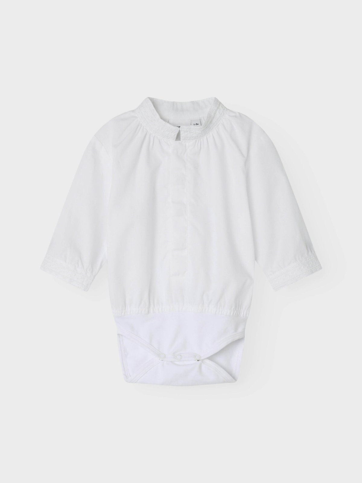 Name It Toby Long Sleeve Shirtbody Xxv Bright White