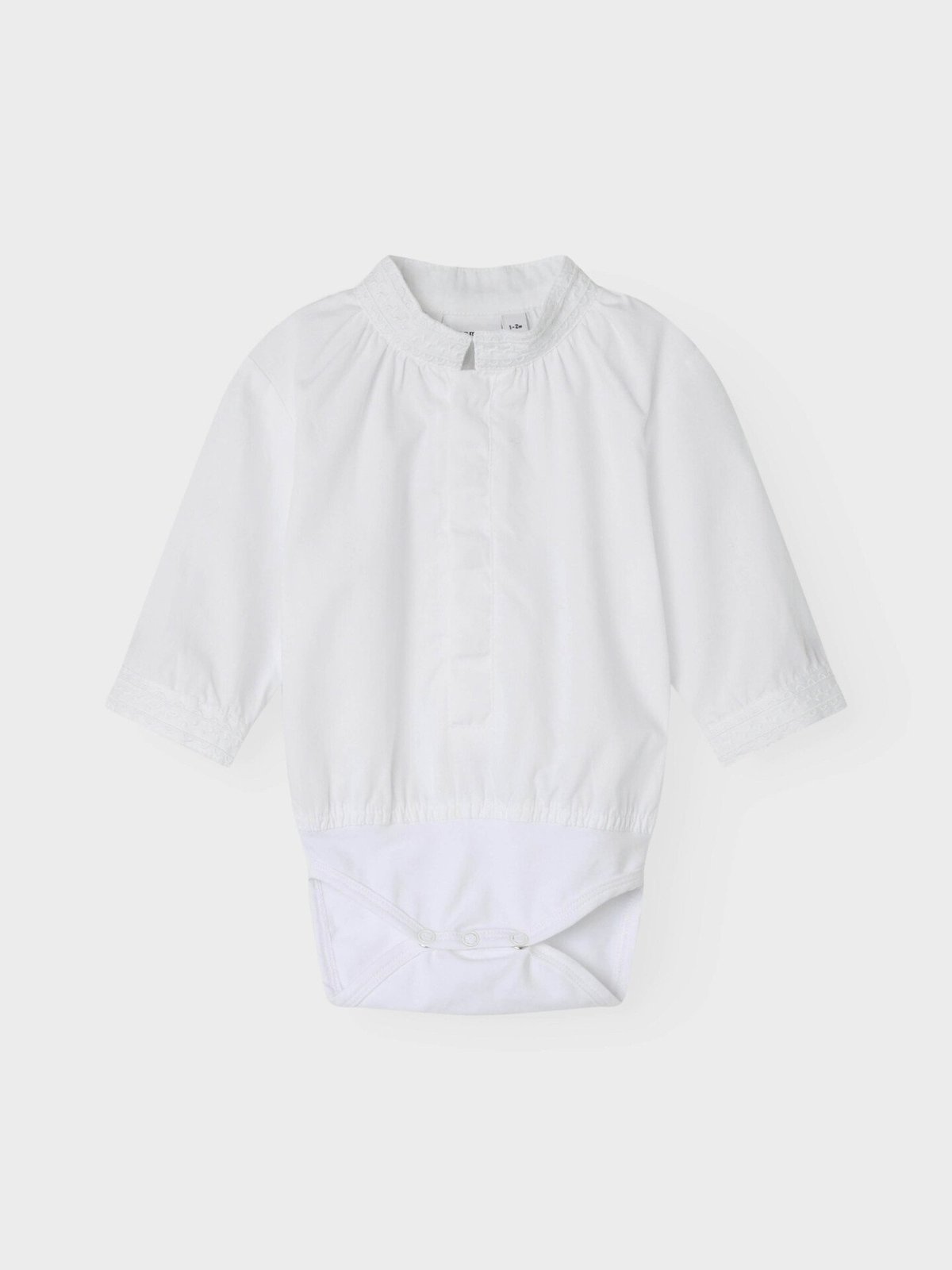 Name It Toby Long Sleeve Shirtbody Xxv Bright White