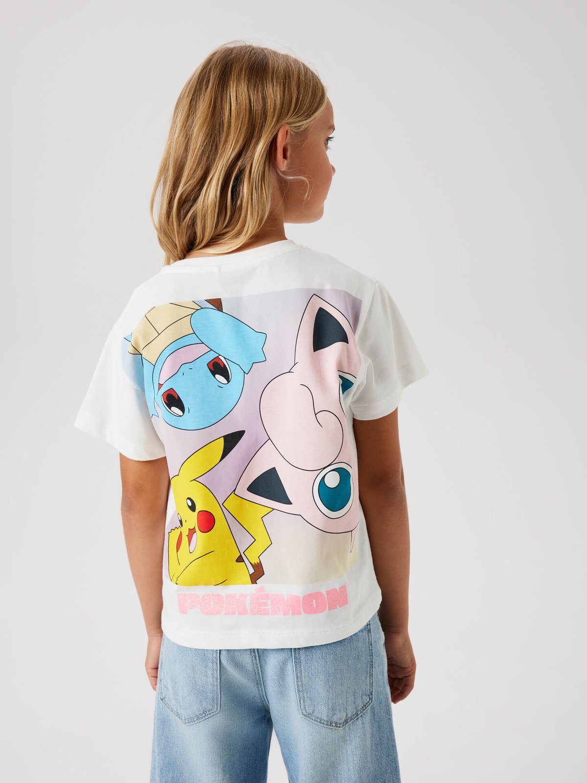 Name It Dyppi Pokemon Short Sleeve Relaxed Top Cloud Dancer