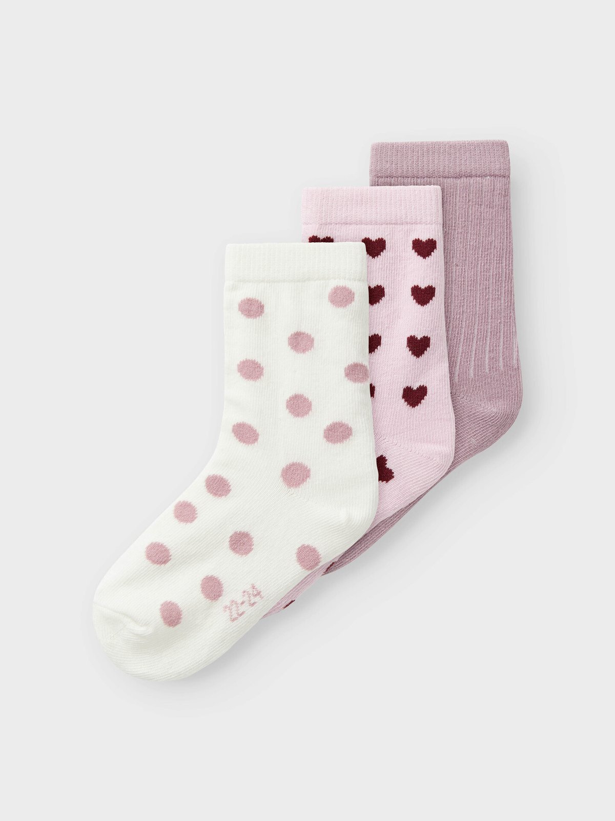 Name It Tummi 3-Pack Sock Winsome Orchid