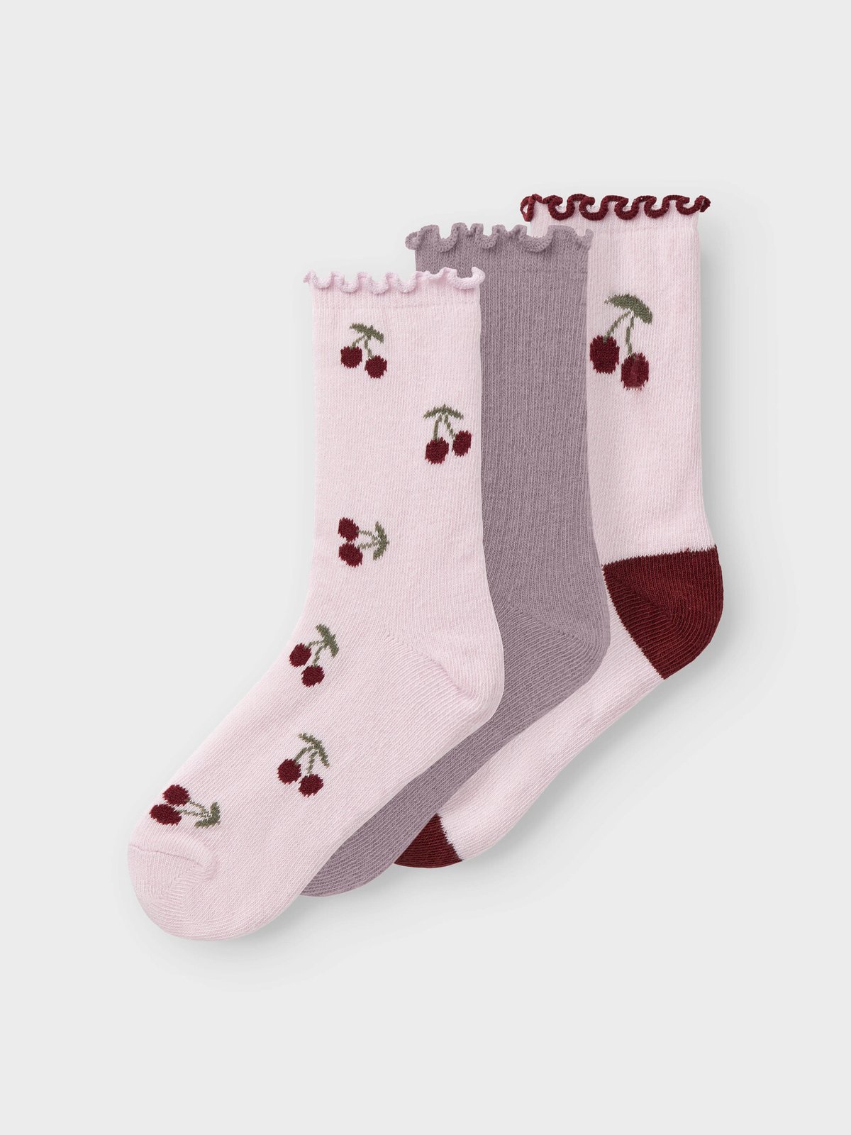 Name It Bitta 3-Pack Sock Winsome Orchid / Elderberry
