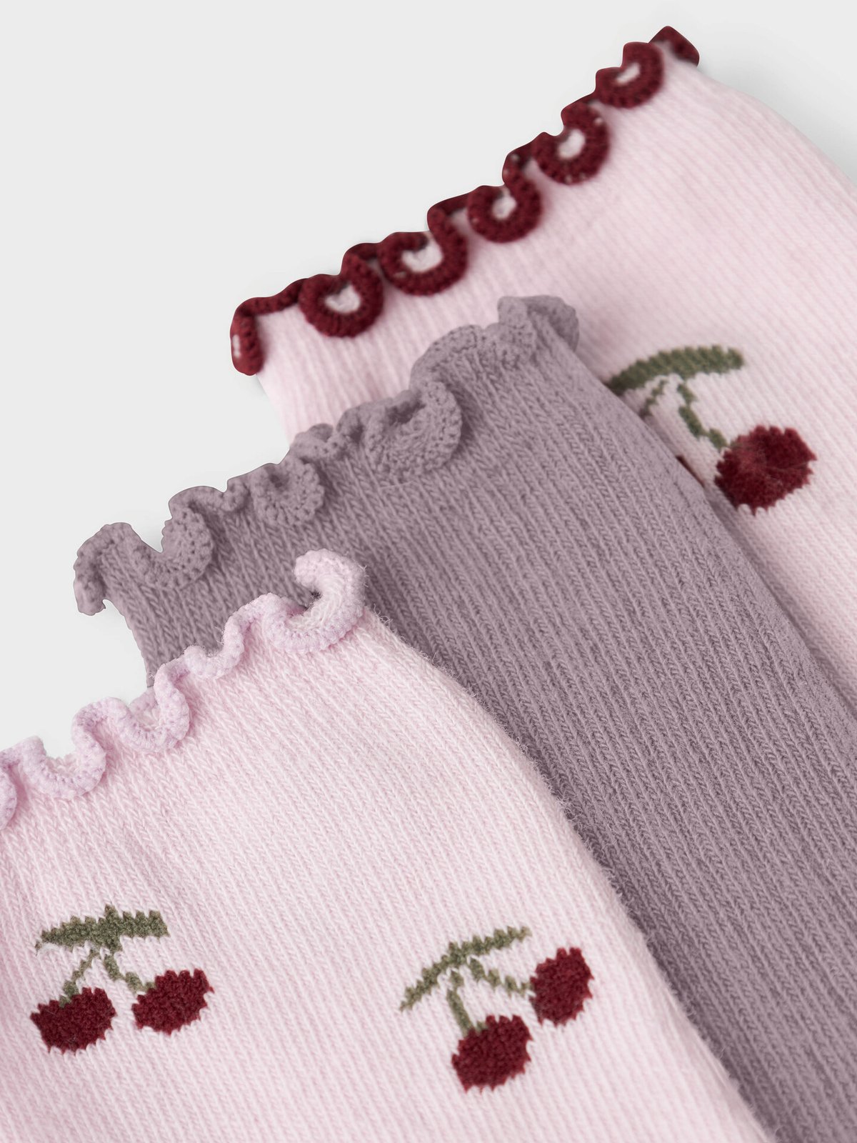 Name It Bitta 3-Pack Sock Winsome Orchid / Elderberry