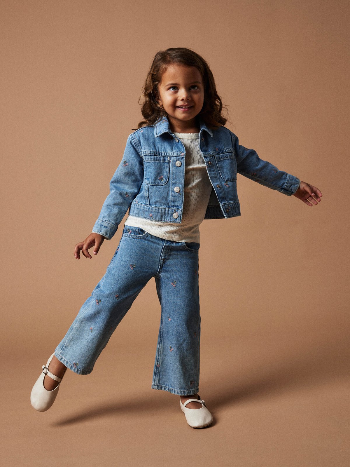 Name It Rose Wide Jeans Light Blue Denim